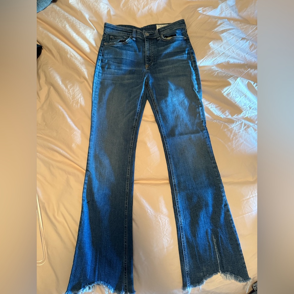 Rag and bone Women's Blue Flared Jeans